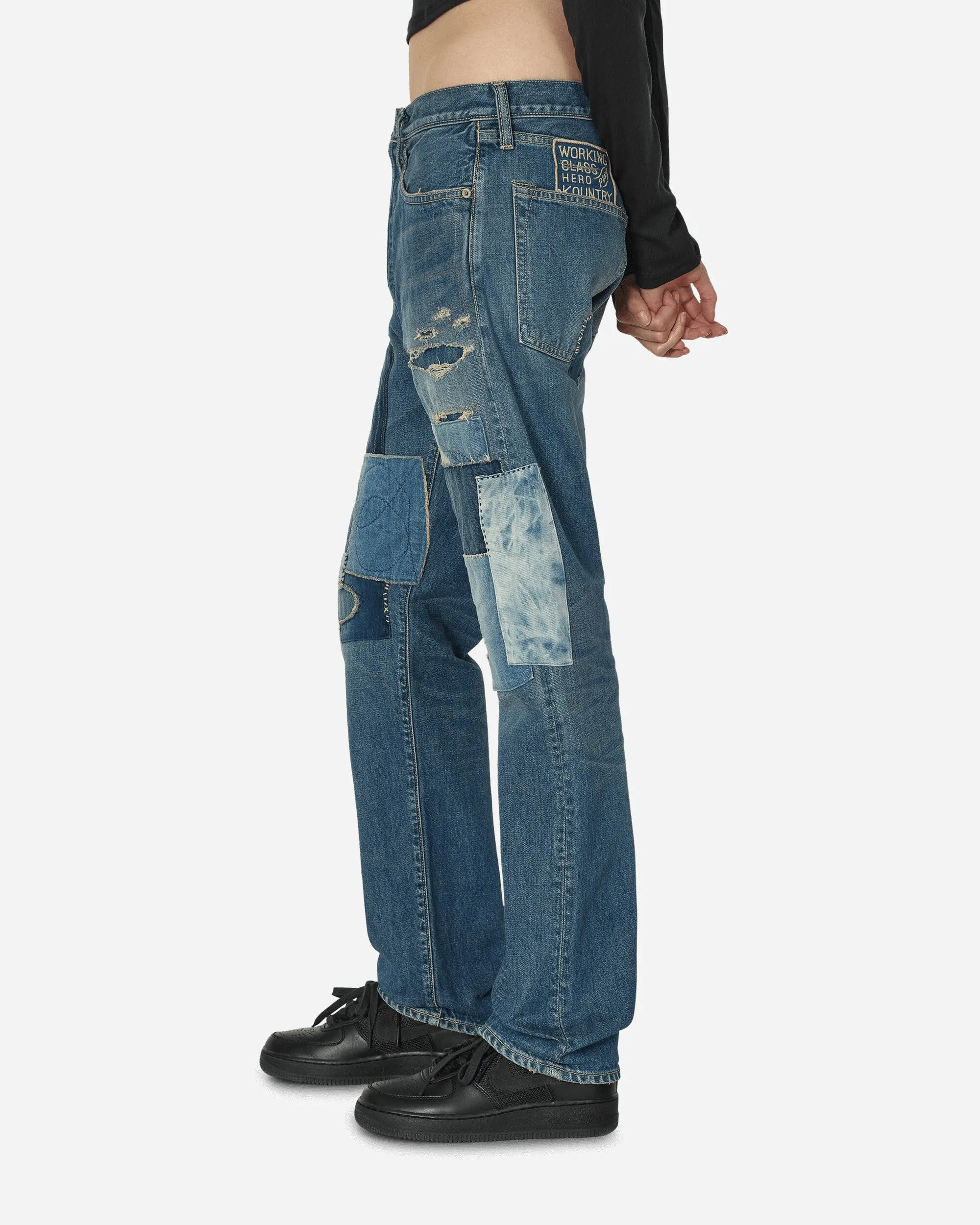 14oz Denim 5P Monkey Cisco Pants (Dixie Remake) Indigo