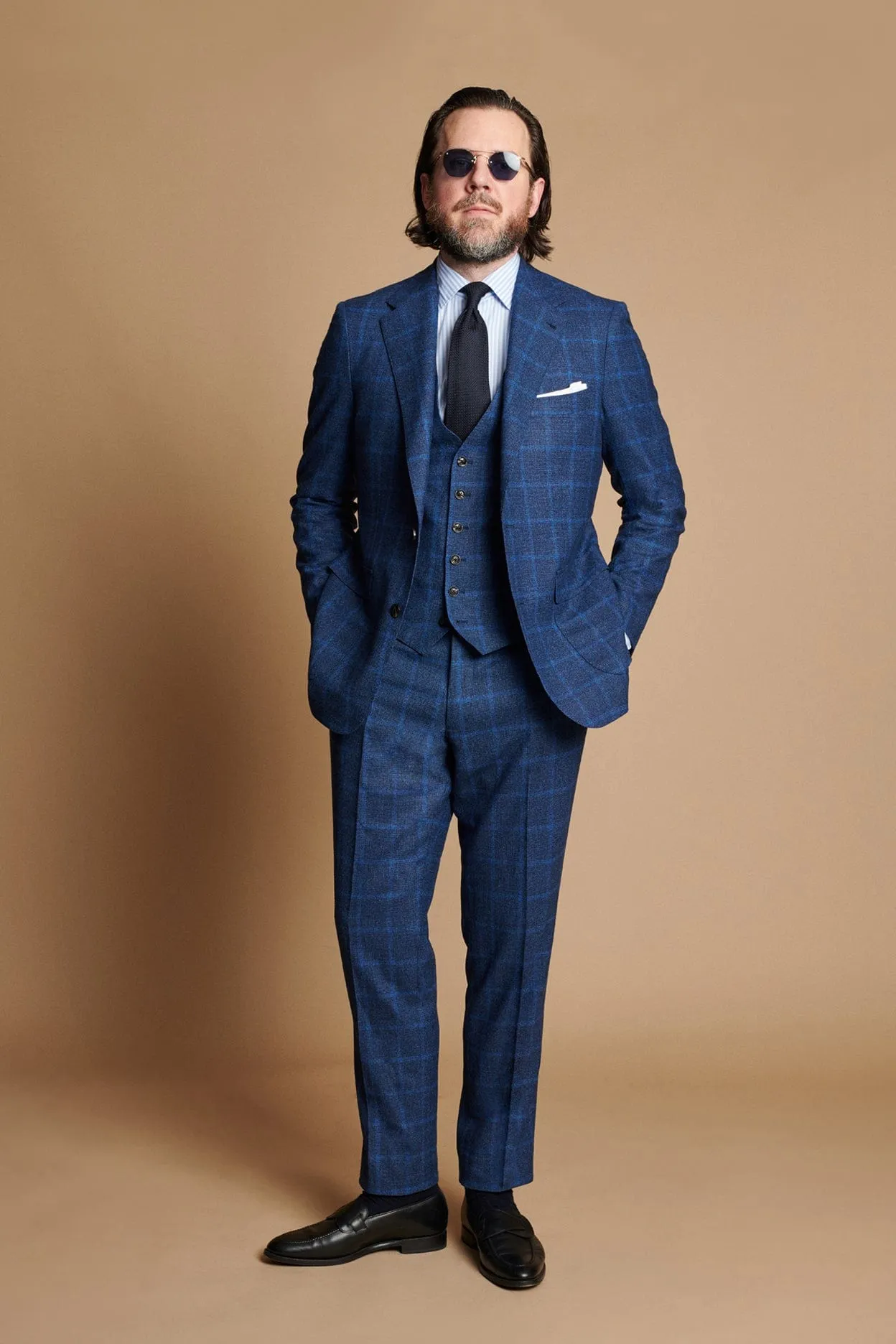 4-Season Textured Super 130s Suit