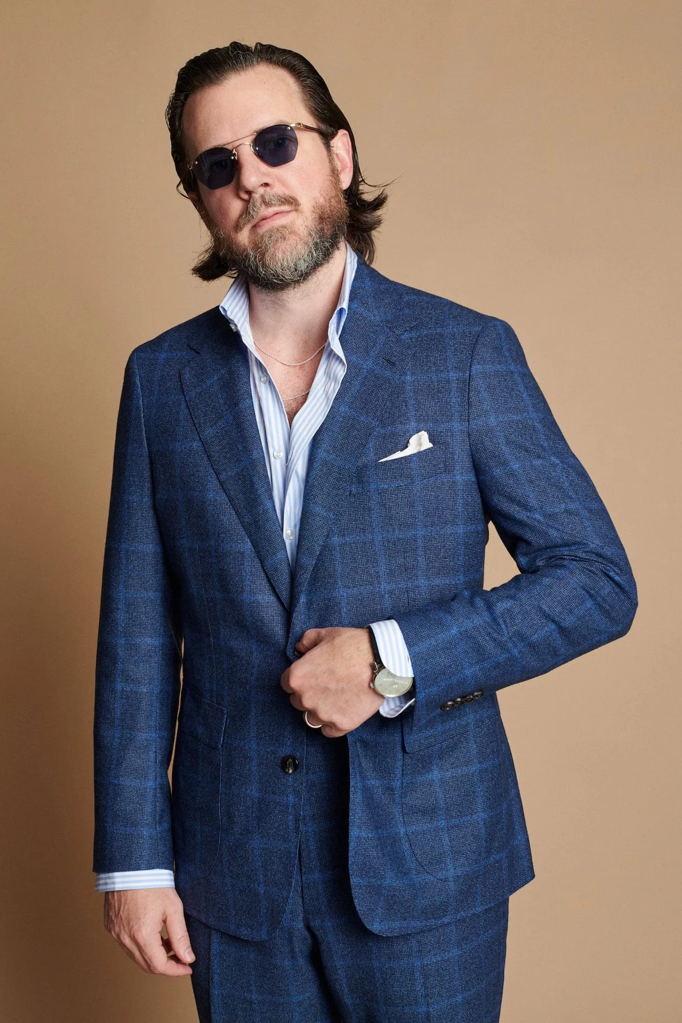 4-Season Textured Super 130s Suit