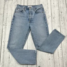 AGOLDE Aritzia Light Wash High Waisted Denim Jeans - Hers XS/25