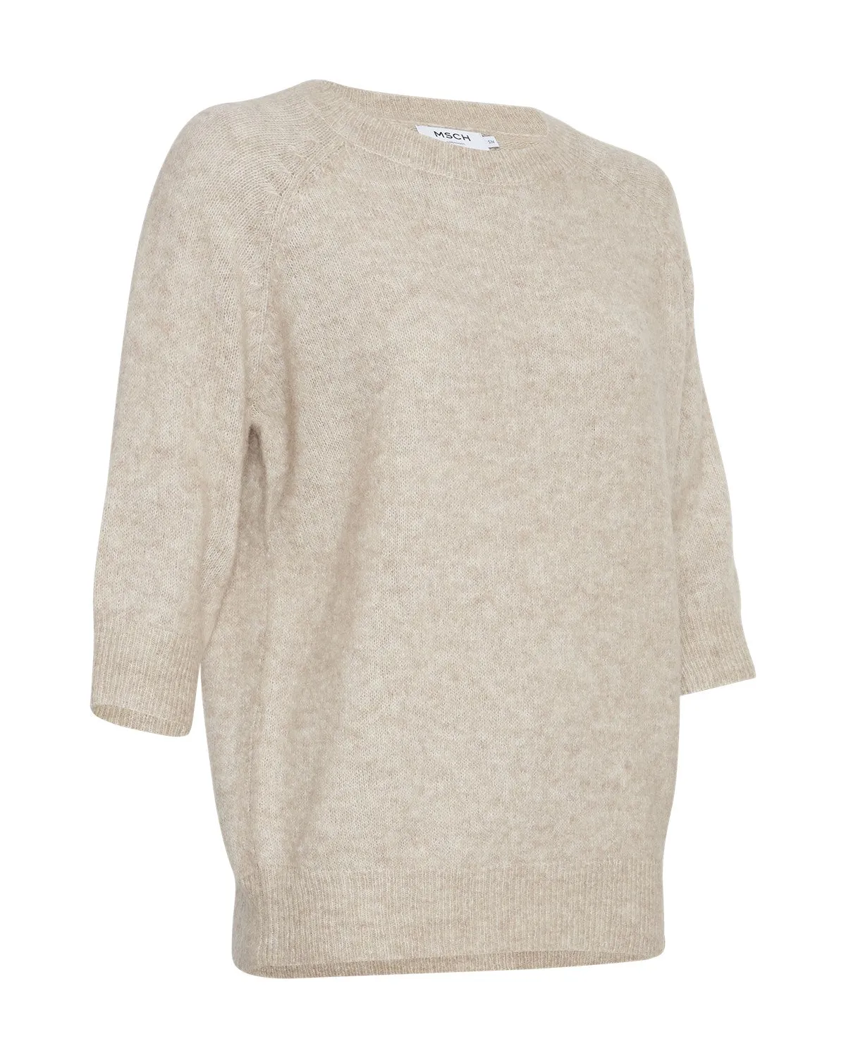 Aimeé Mohair 2/4 Pullover - Oatmeal