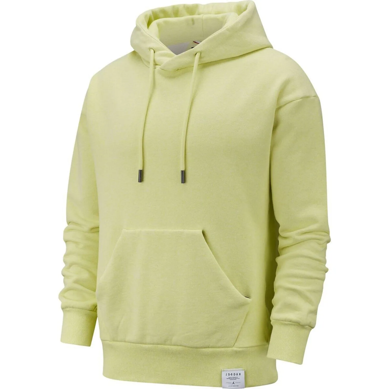 Air Jordan Men's Black Cat 4 Fleece Pullover Hoodie Luminous Green