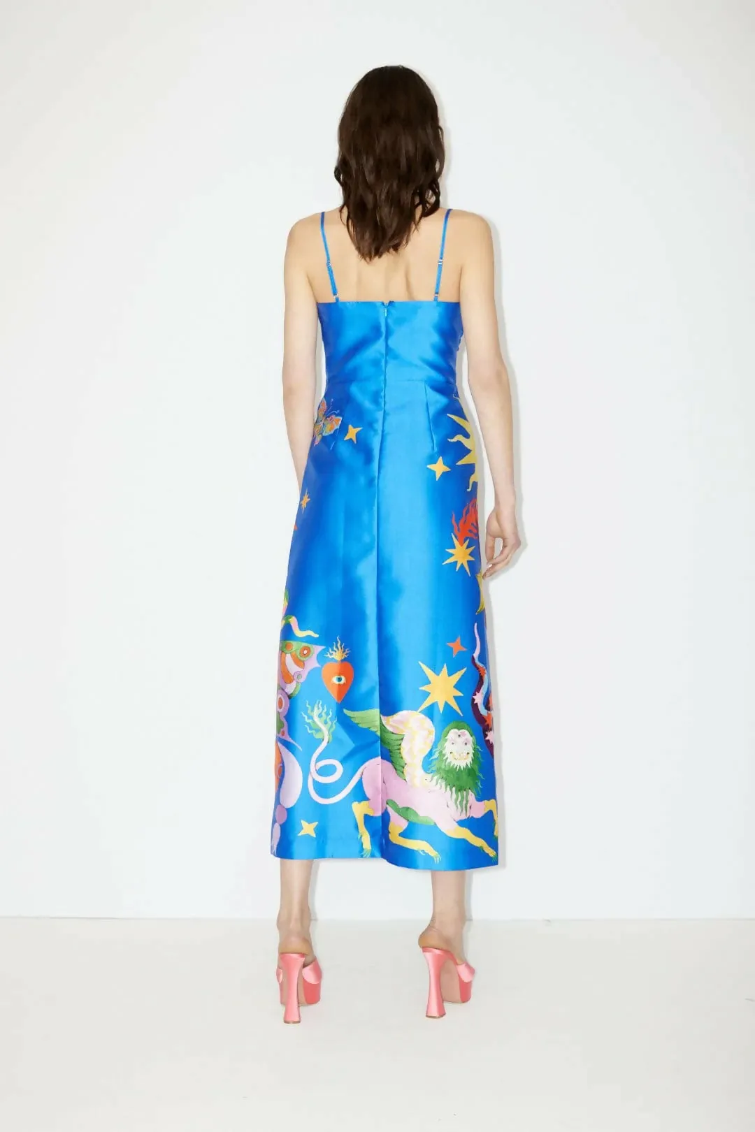 Alemais Guardian Midi Dress in Azure