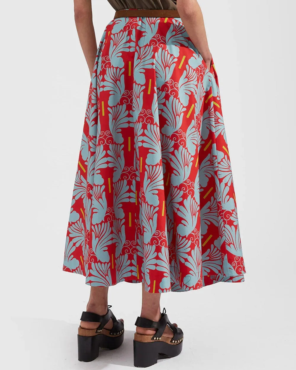 Ali Turchese Holiday Midi Skirt