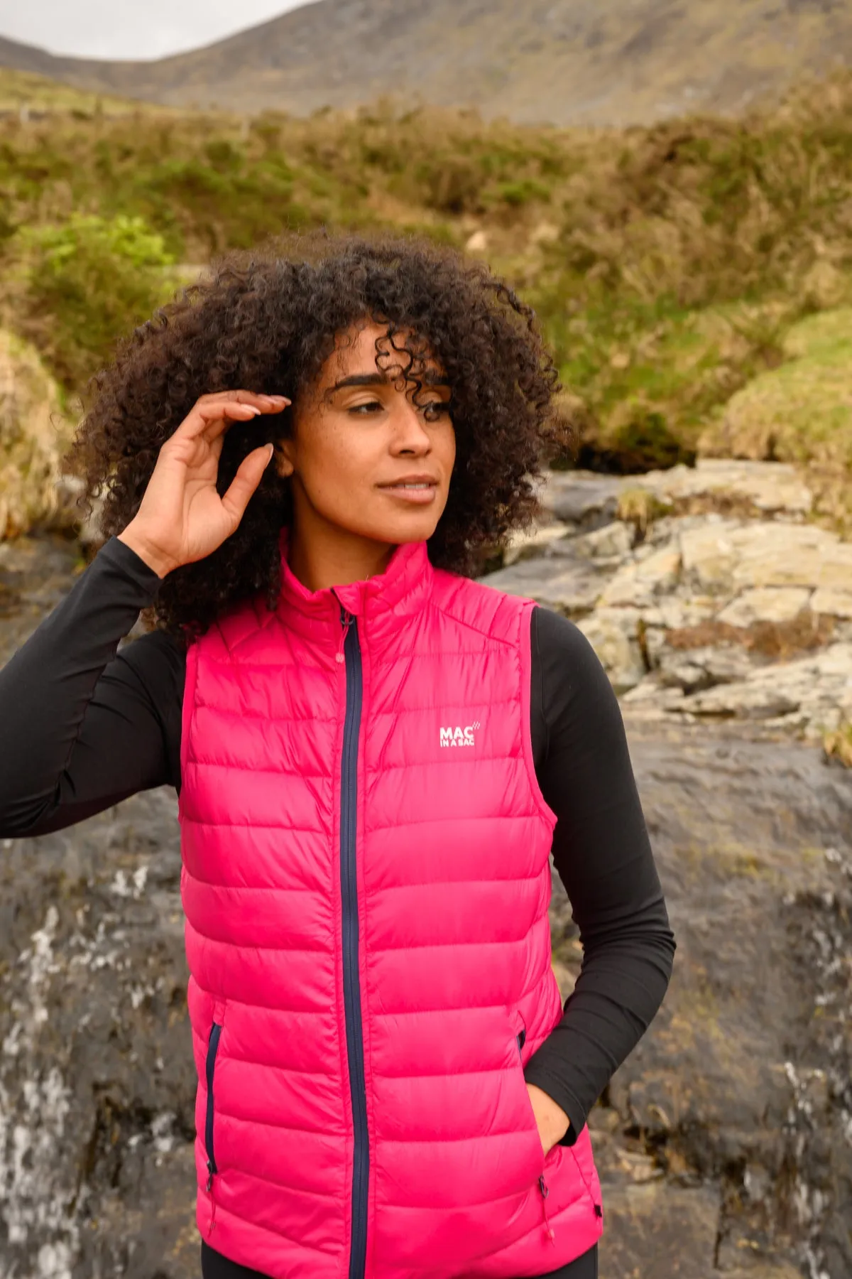 Alpine - Women's Packable Down Gilet - Pink