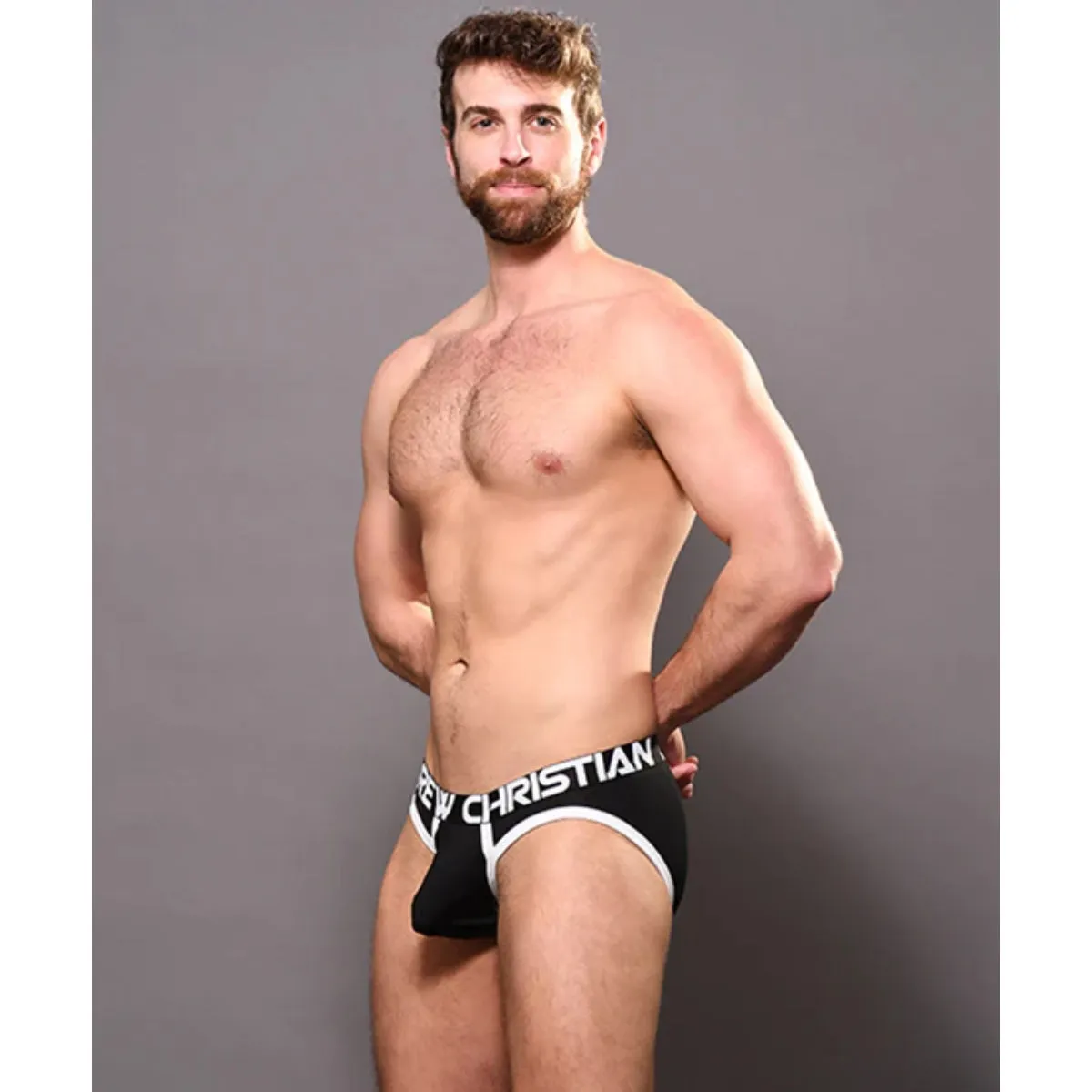 Andrew Christian CoolFlex Active Modal Brief Black White