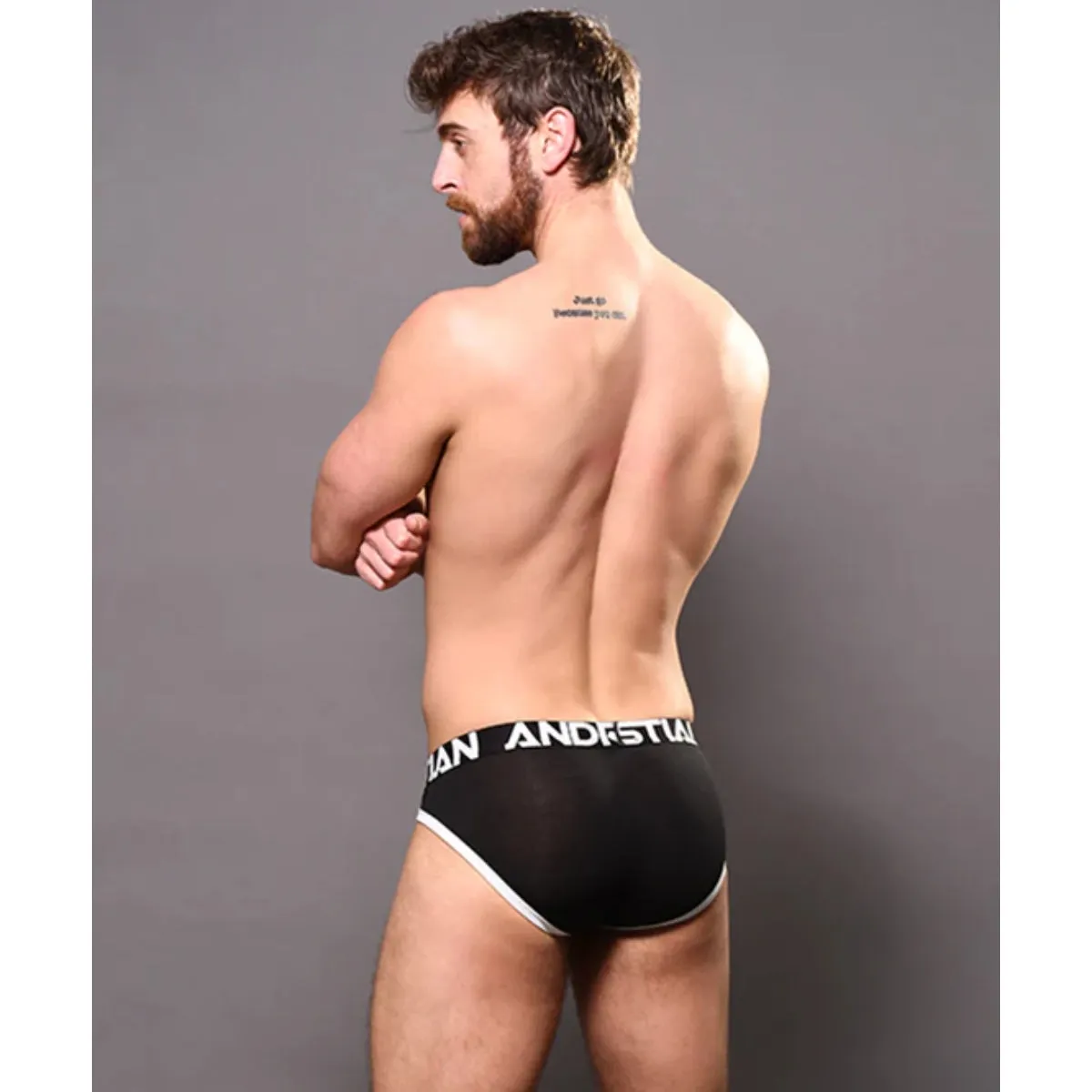 Andrew Christian CoolFlex Active Modal Brief Black White