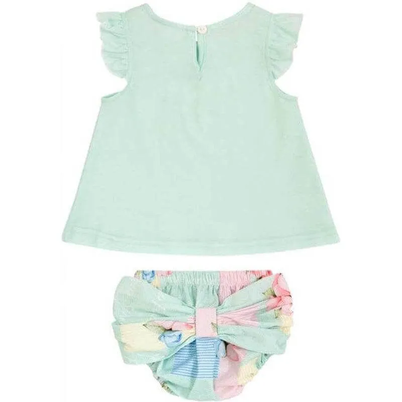 Baby Girls Mint Green Bird Set