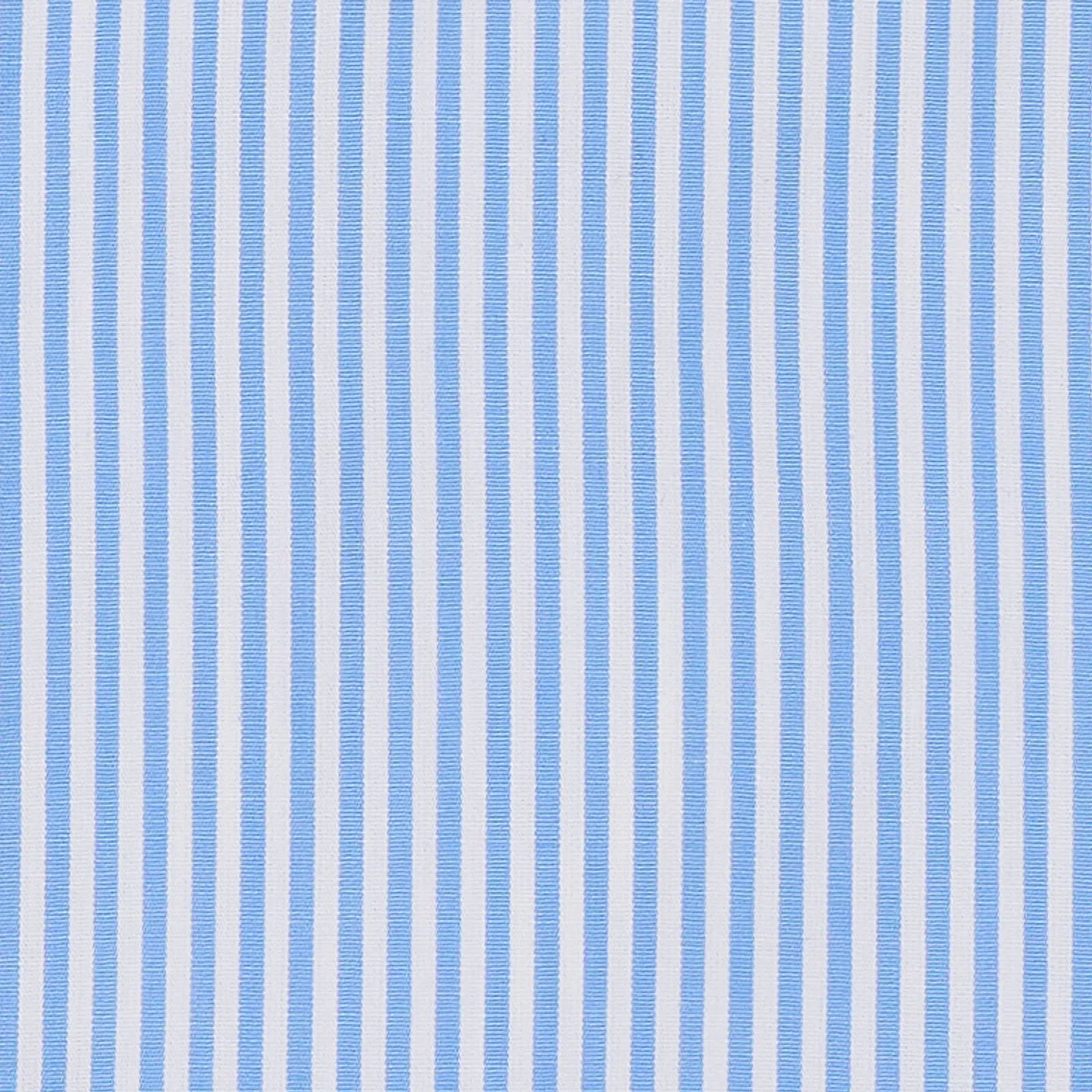 BESPOKE ATHENS Handmade Blue Striped Poplin Cotton Dress Shirt NEW