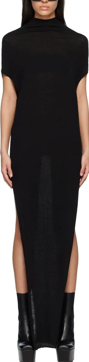 Black Crater Maxi Dress