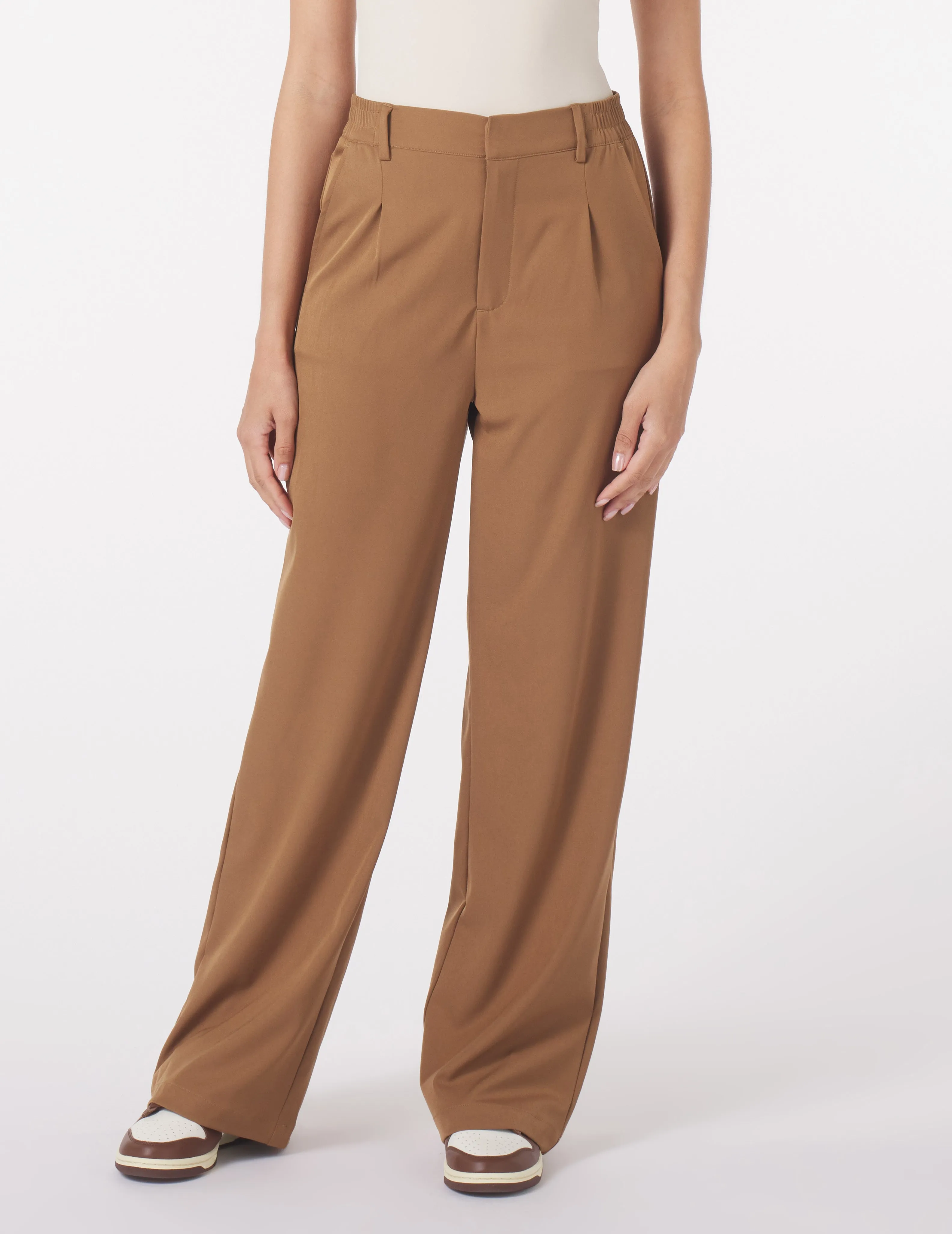 Brooklyn Trouser: Almond