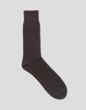 BROWN DONEGAL SOCKS