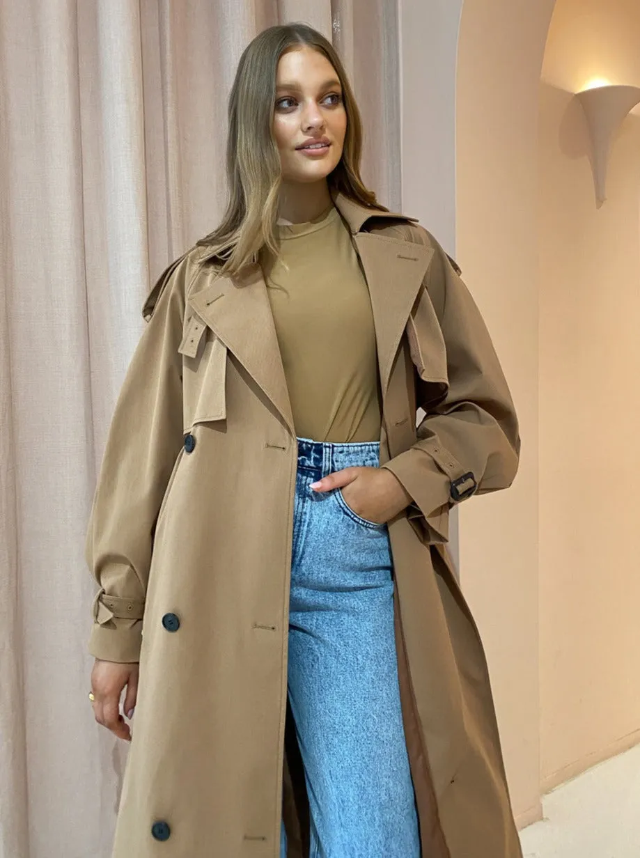 Camilla and Marc Nelle Trench Coat in Toffee