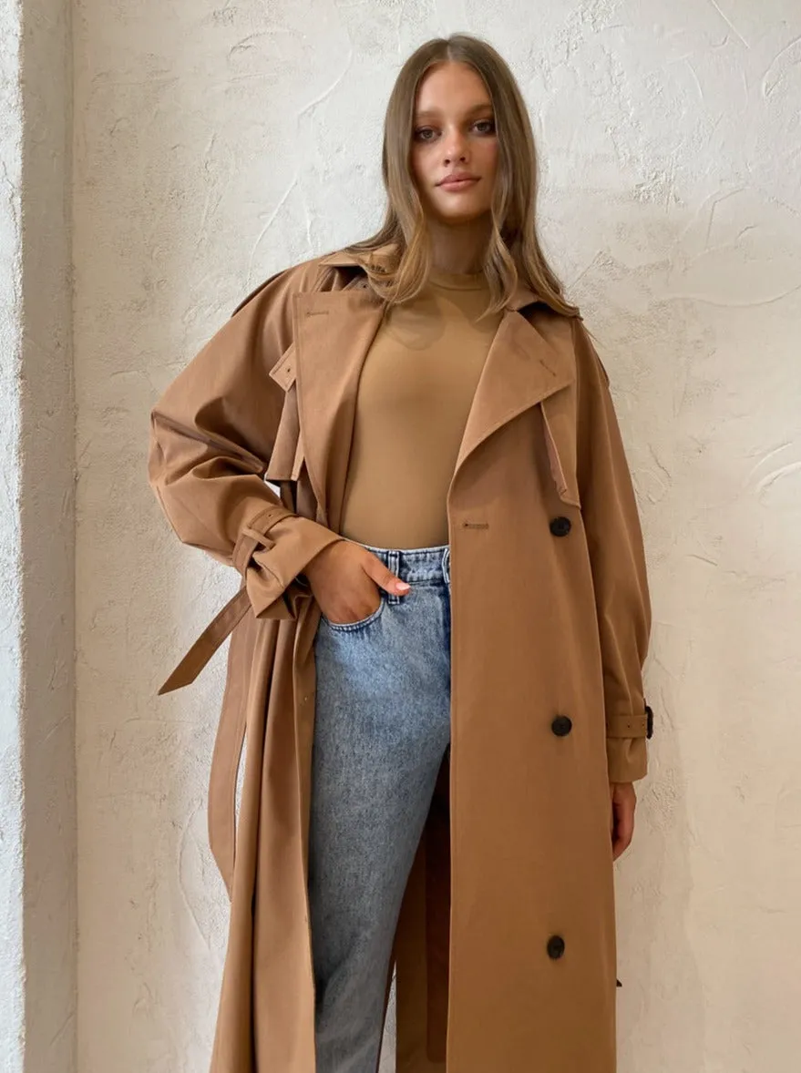 Camilla and Marc Nelle Trench Coat in Toffee