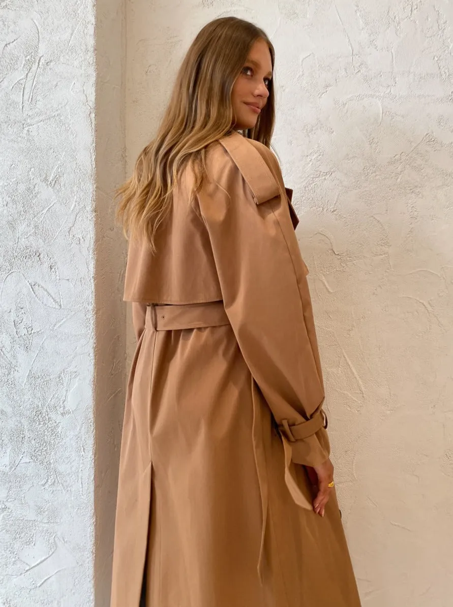 Camilla and Marc Nelle Trench Coat in Toffee