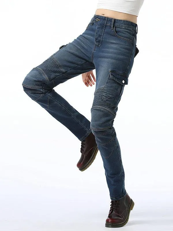 Casual Denim Harley Motorcycle Pants