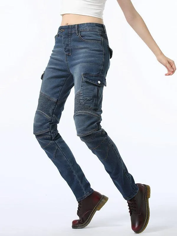 Casual Denim Harley Motorcycle Pants