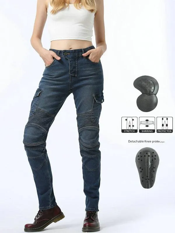 Casual Denim Harley Motorcycle Pants