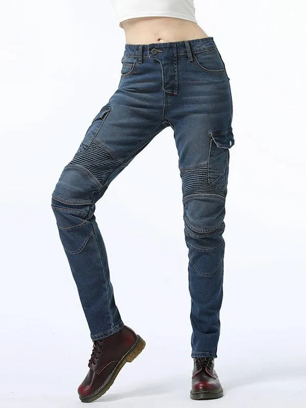 Casual Denim Harley Motorcycle Pants