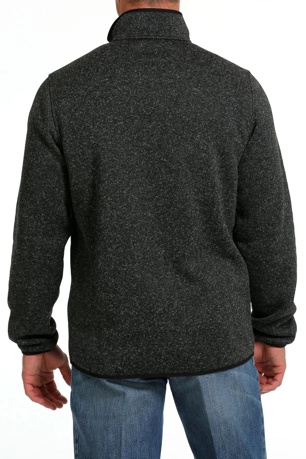 Cinch Men's Charcoal Quarter Zip Pullover