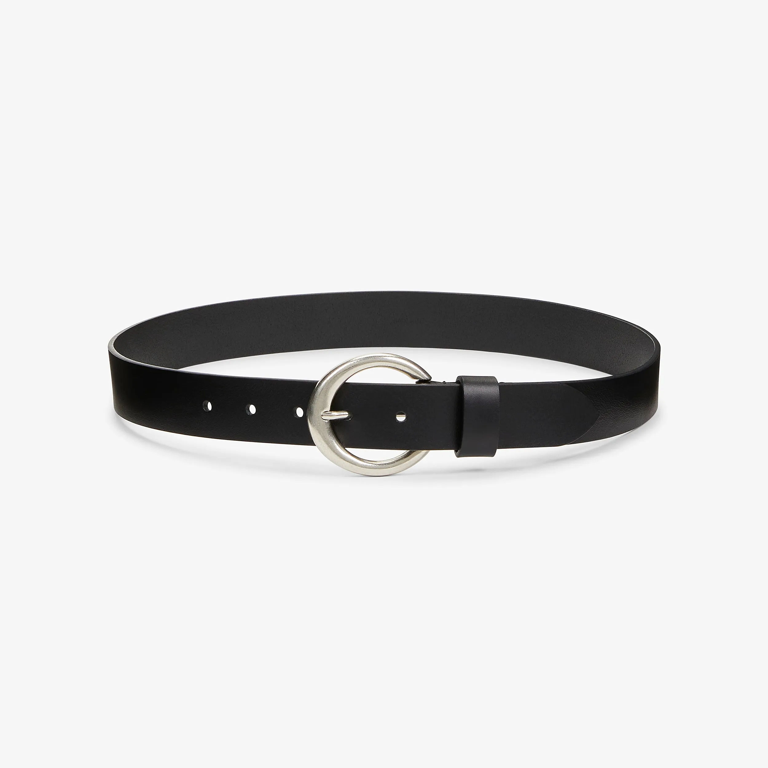 Circle Buckle Belt :: Black