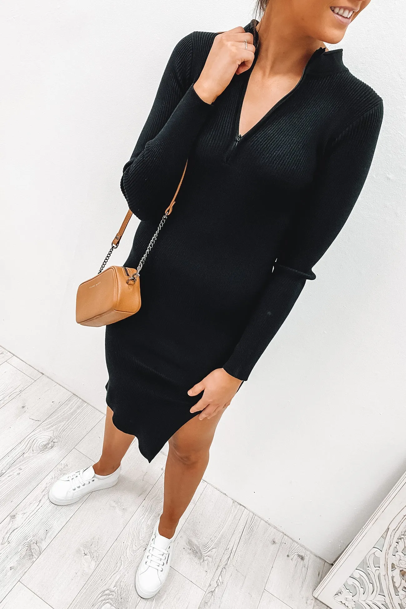 Cyprus Knit Dress Black