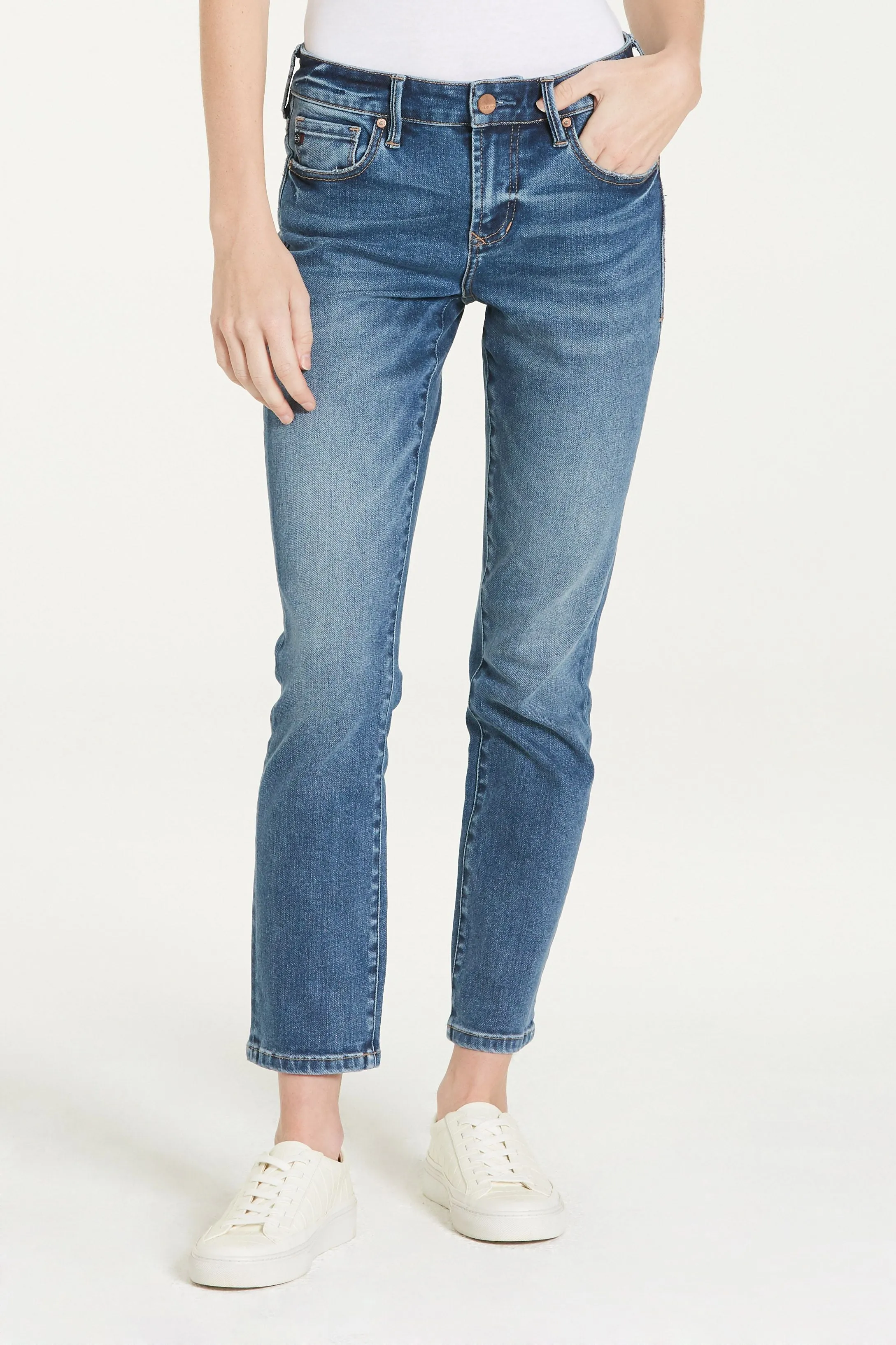 Dear John 90s Super High Rise Ankle Jeans