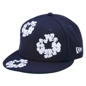 Denim Tears New Era Cotton Wreath 59/50 Navy