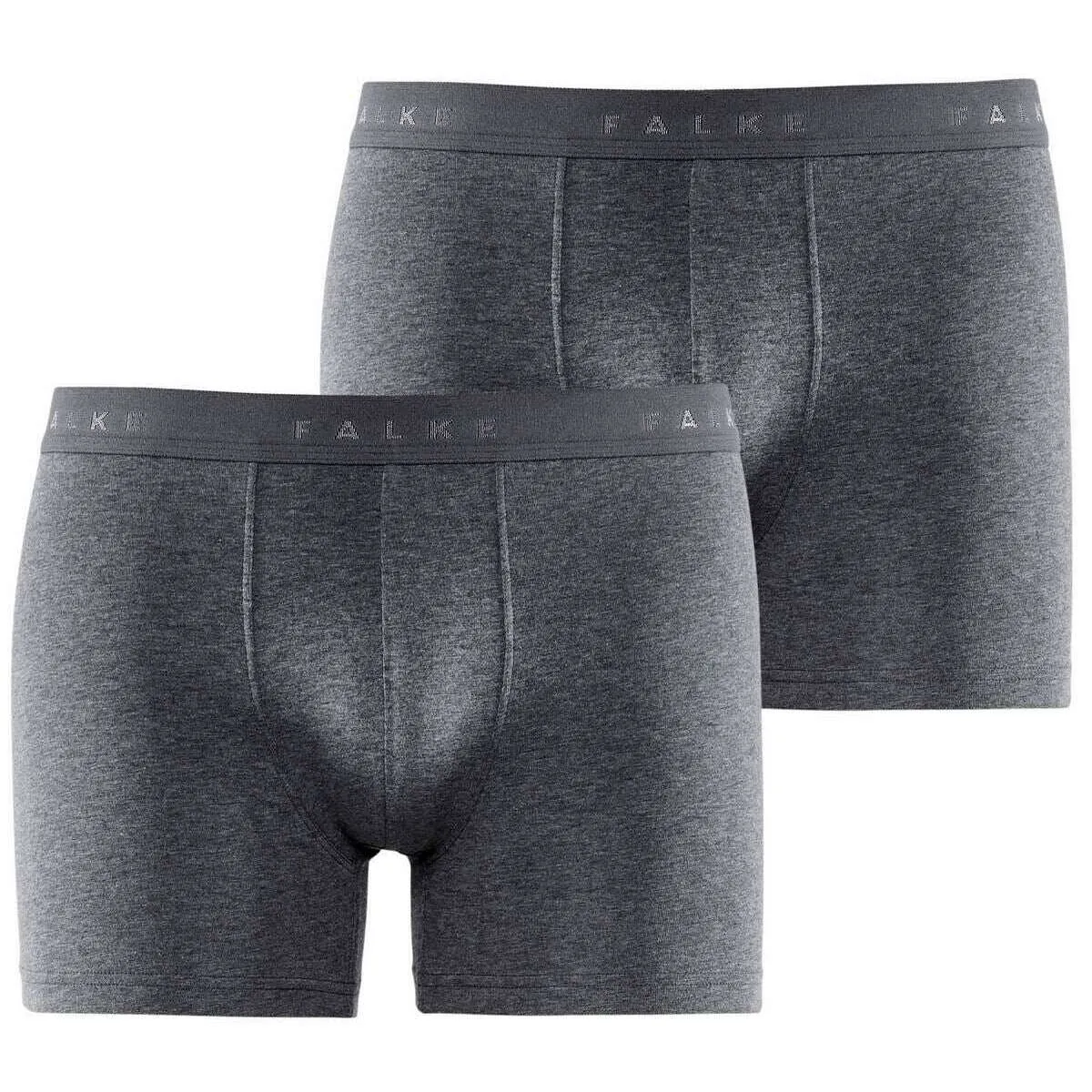 Falke Daily Comfort 2 Pack Boxer Brief - Dark Grey Heather