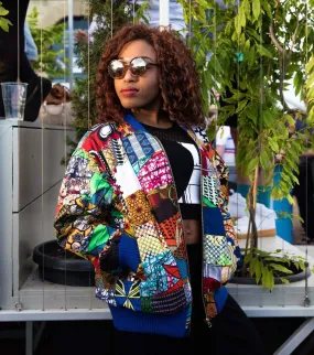 Festival Jacket - Patchwork Bomber Jacket