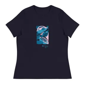 Fish Three Women's Relaxed Tee ~ Seabreeze Soul