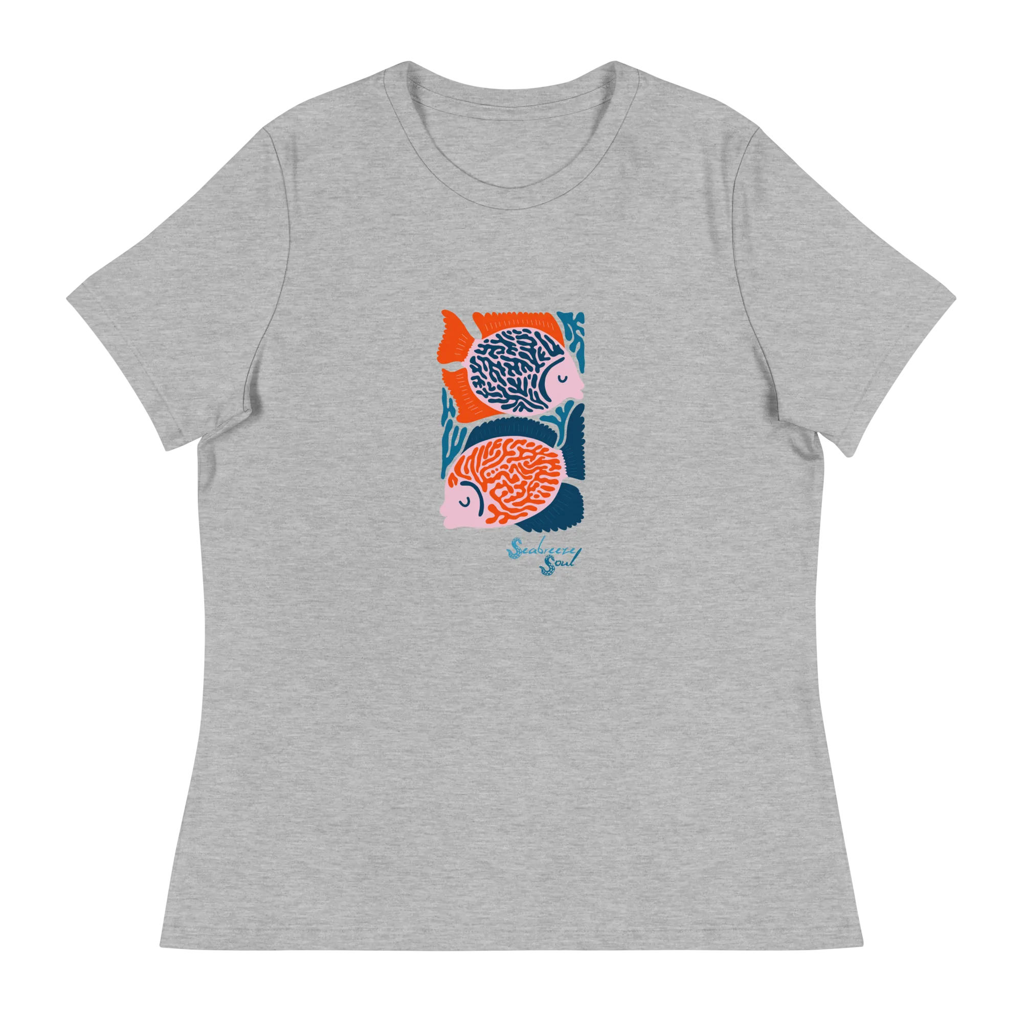 Fish Two Women's Relaxed Tee ~ Seabreeze Soul