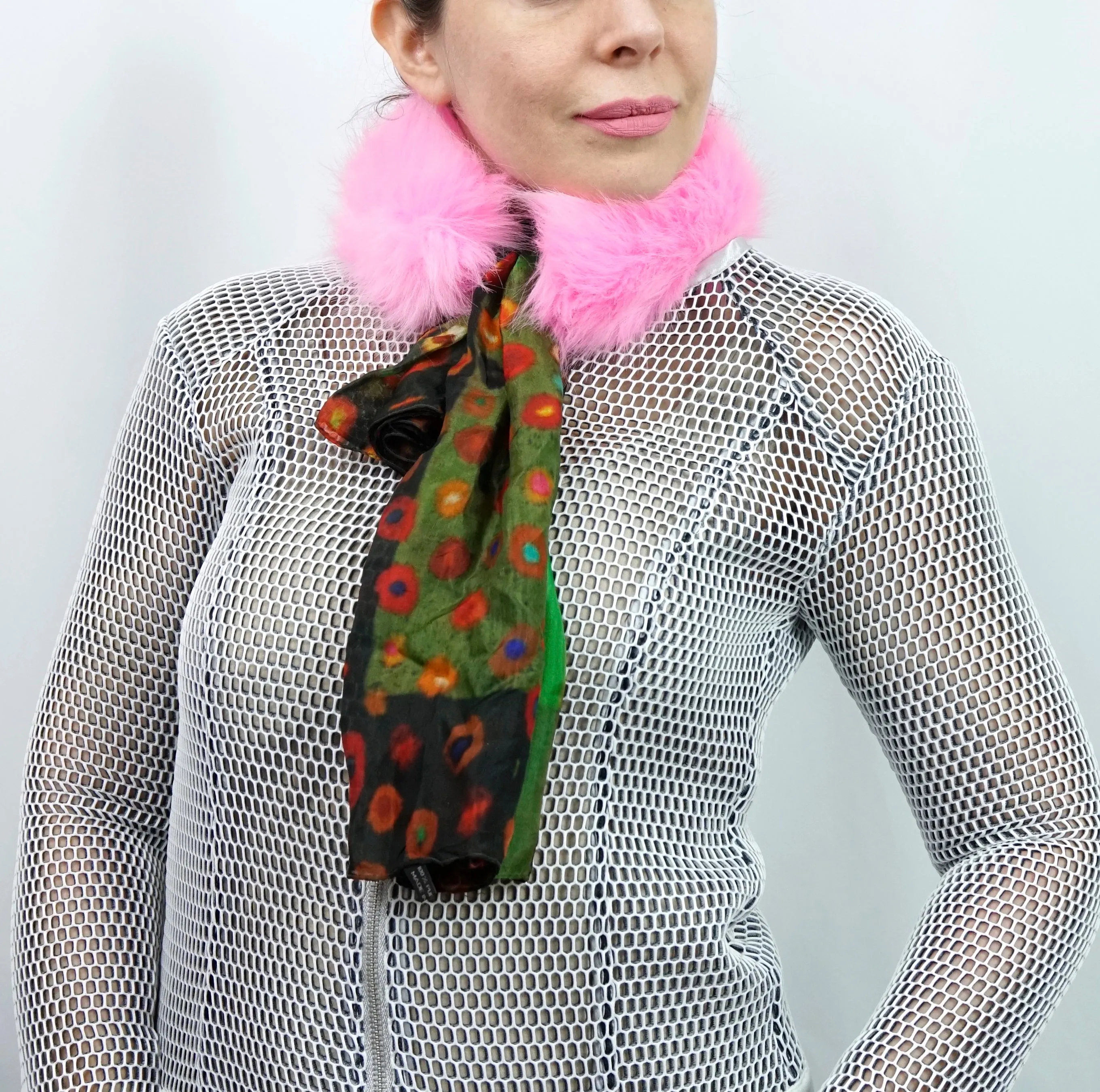 Gifts For Her NeckOlette Faux Fur Scarf Accessory (Pink Fur)