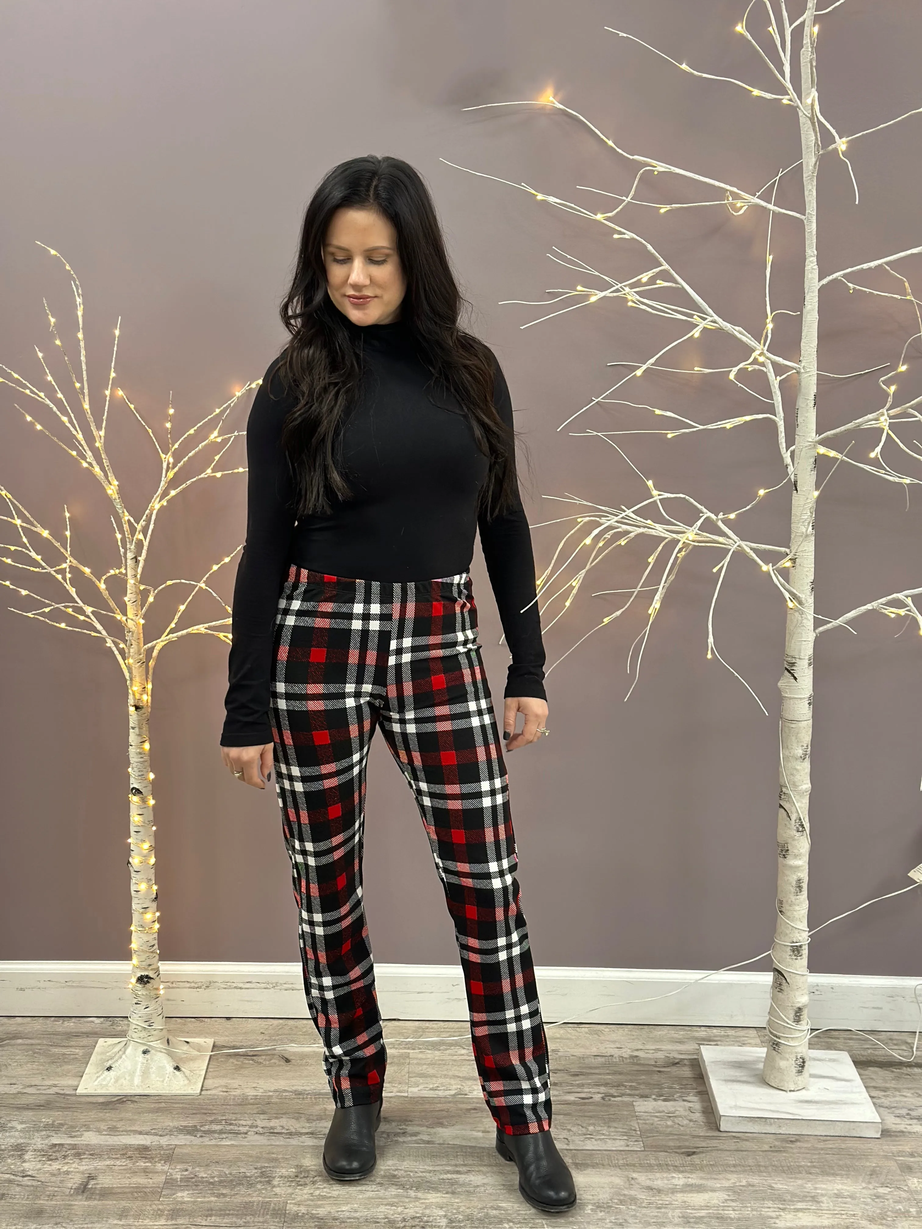 Ho Ho Ho Plaid Pant