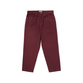 Huf Cromer Pant: Wine