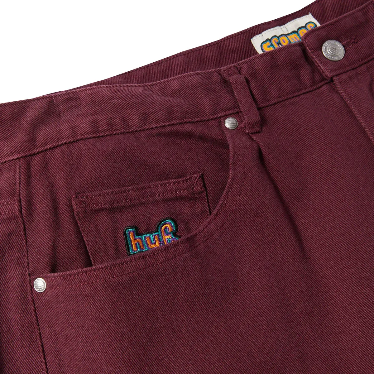 Huf Cromer Pant: Wine