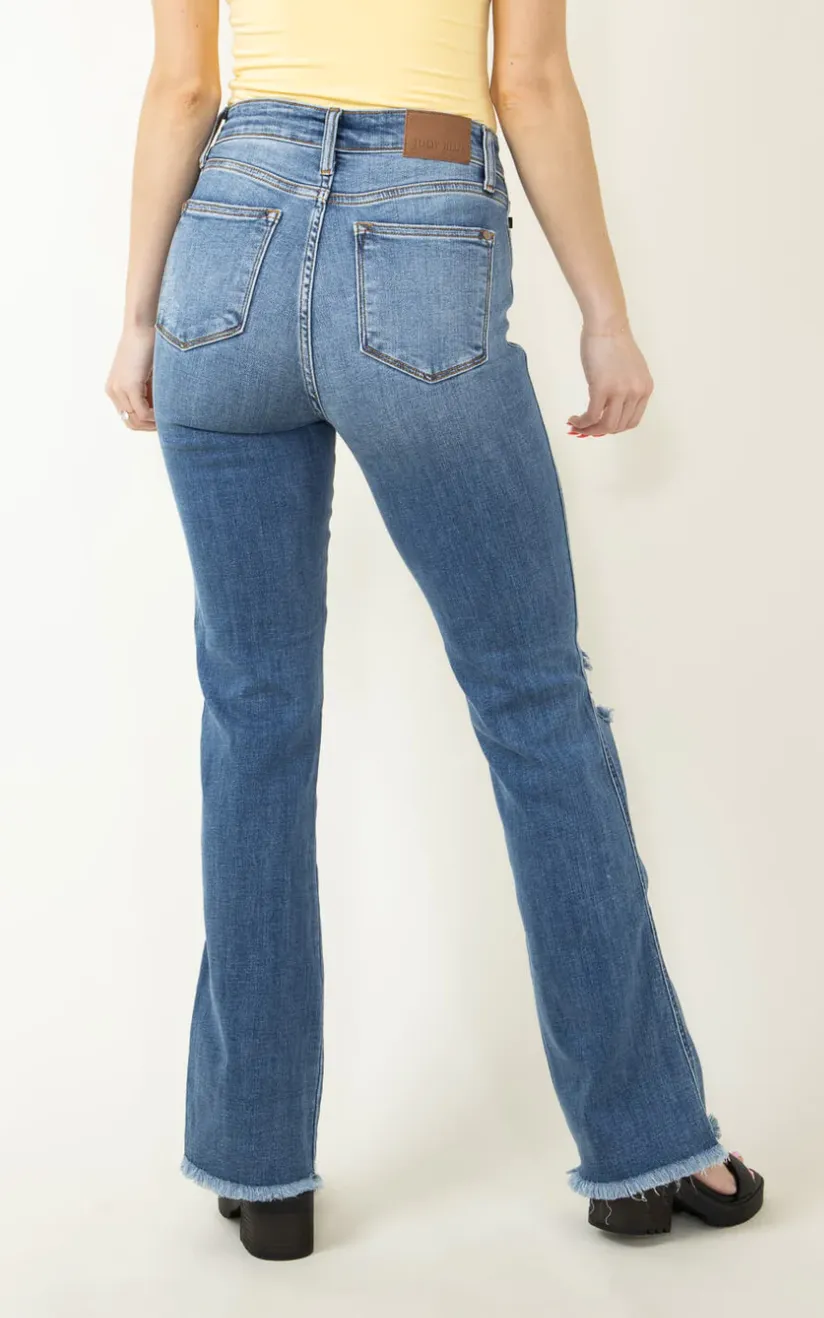 Judy Blue - High Rise Distressed Bootcut