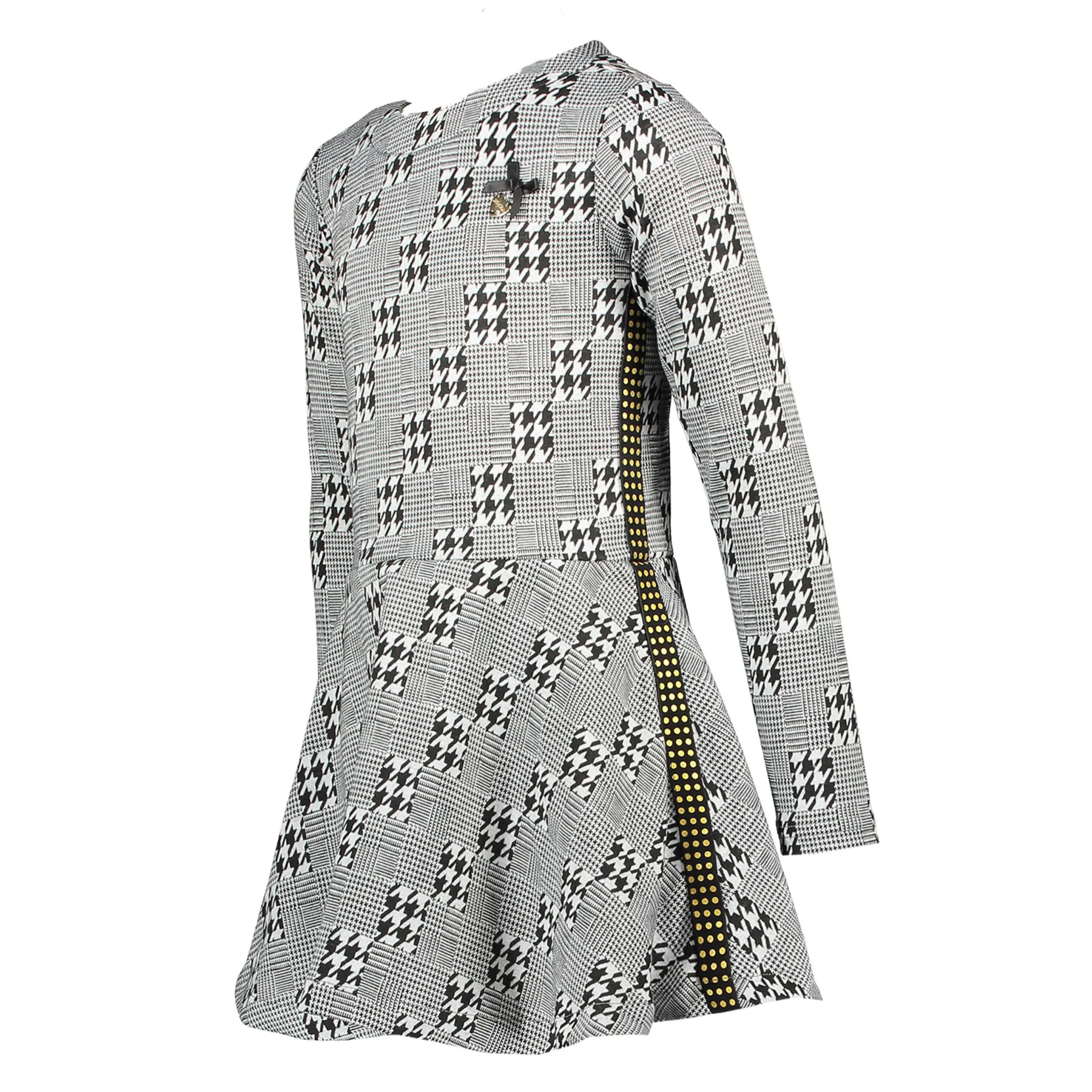 Le Chic Houndstooth Dress