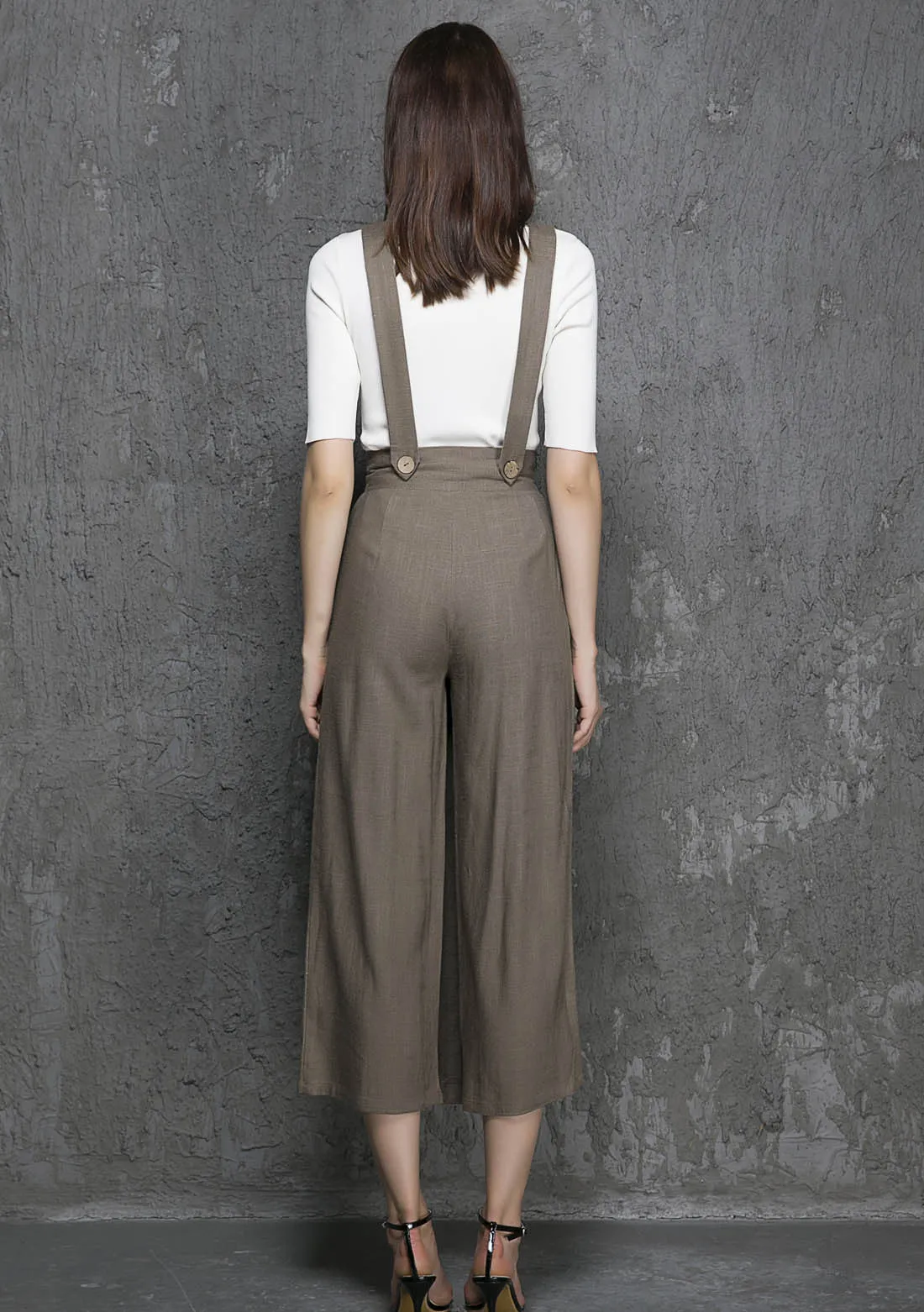 Long Suspender Pant Supender Dress Pant(1328)