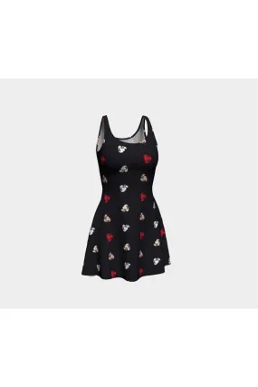 Lucky Leaf Flare Dress