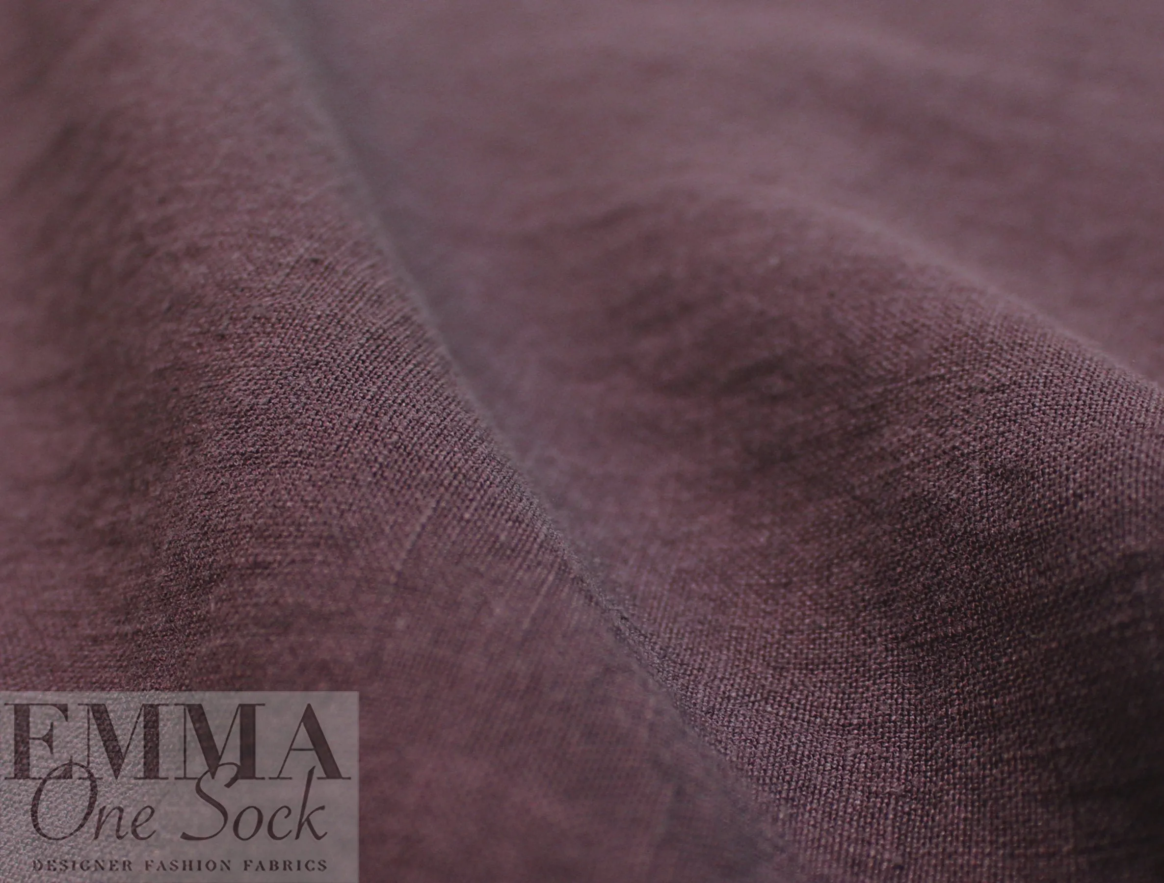 medium-light weight tumbled linen - raisin