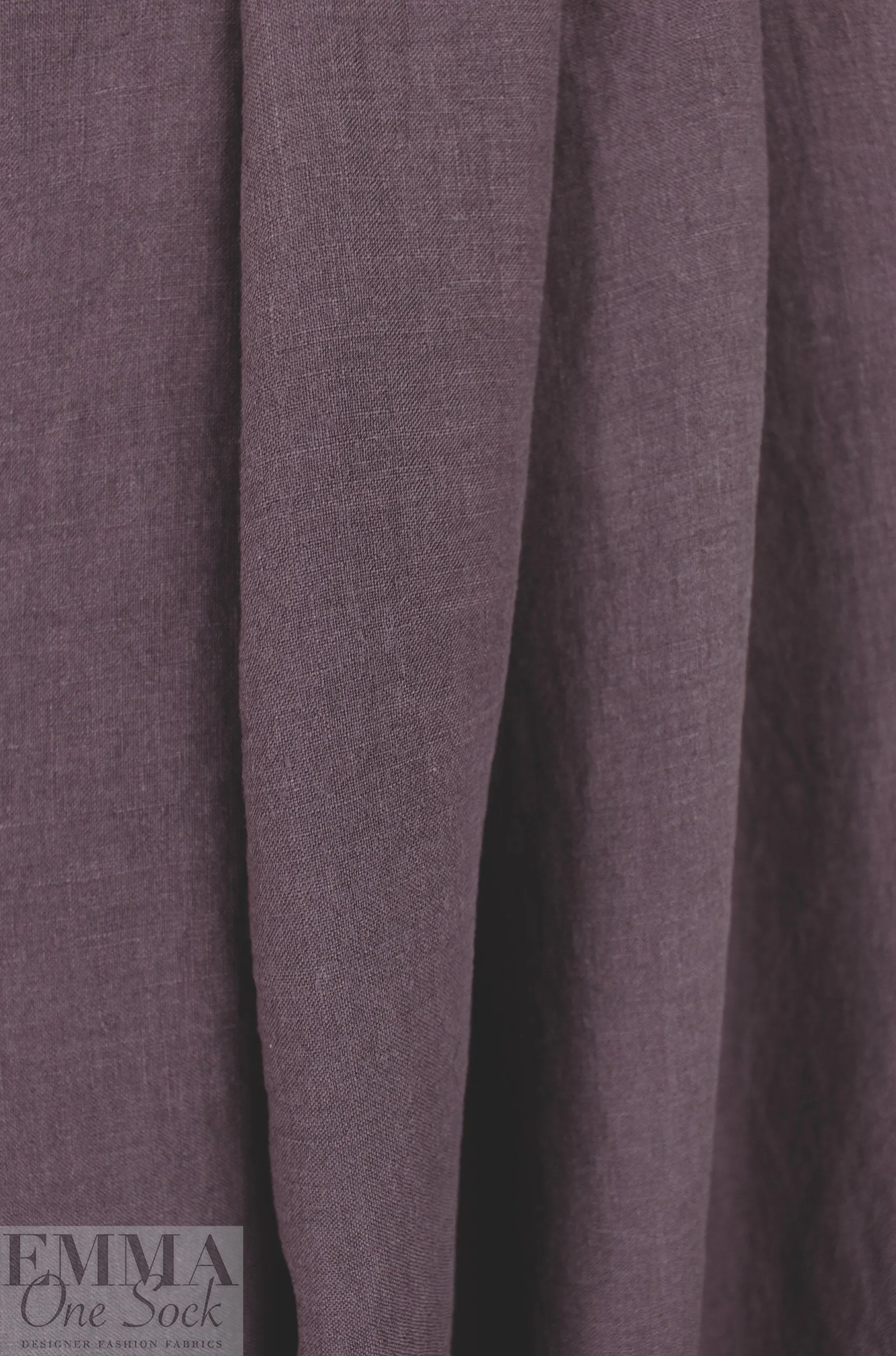 medium-light weight tumbled linen - raisin