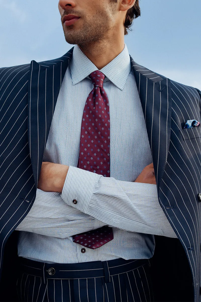 Midnight Blue Double Breasted Suit