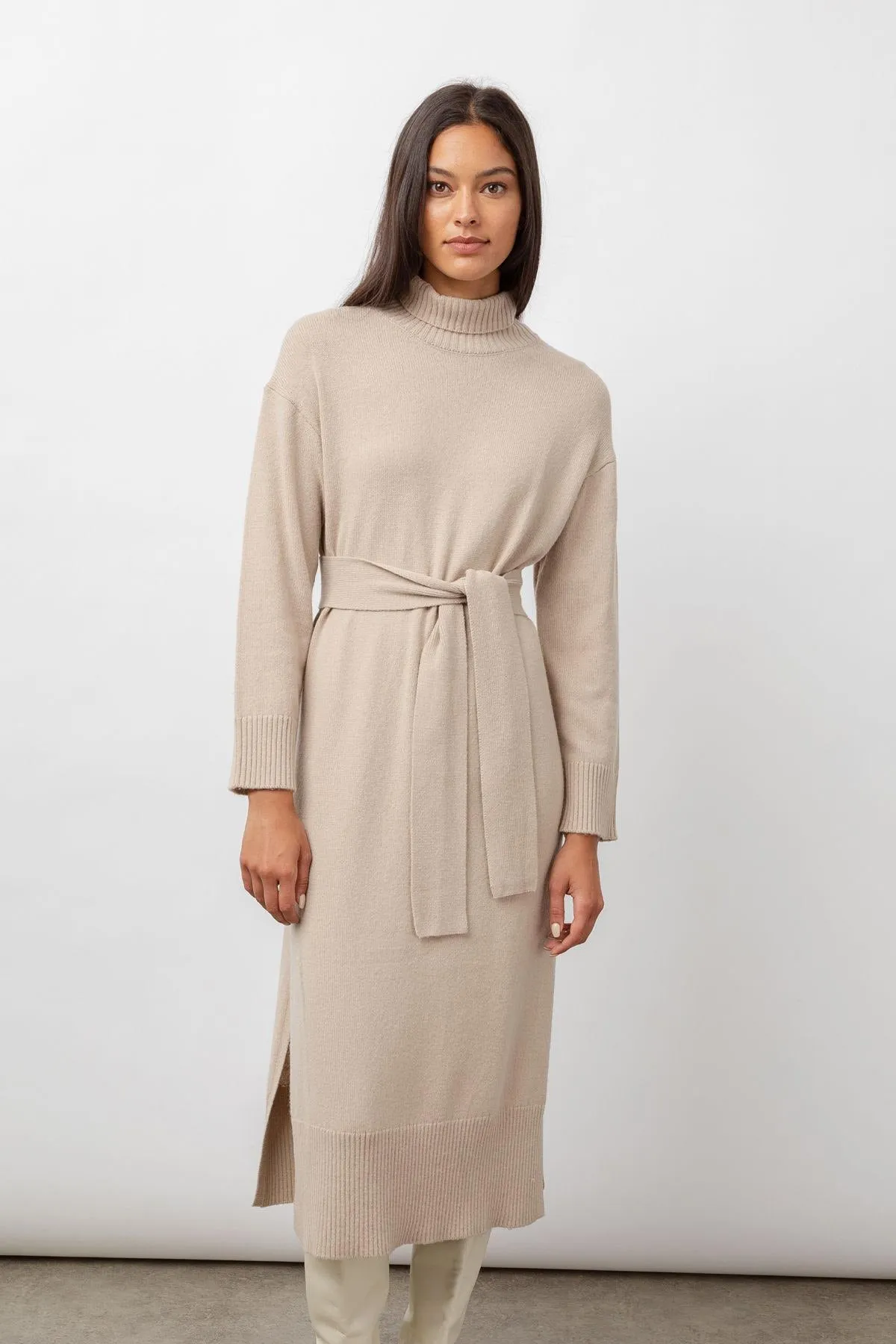 Mila Sweater Dress ~ Jute