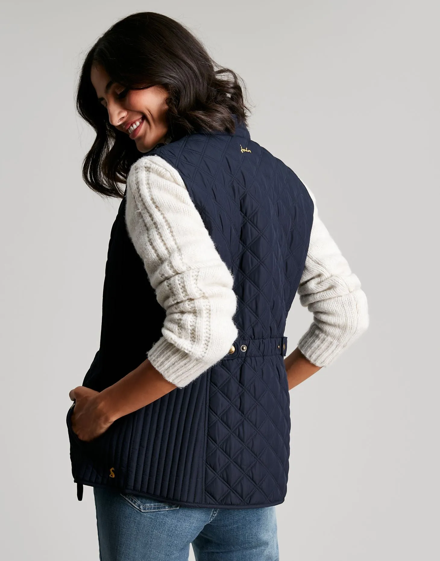 Minx Quilted Gilet - Marine Navy