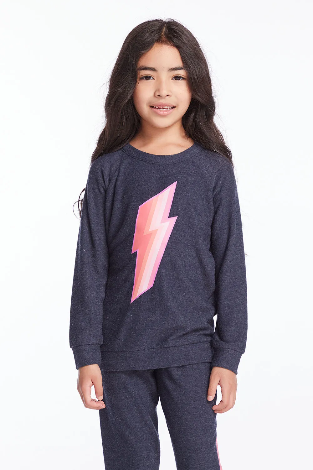 Multi Bolt Girls Pullover