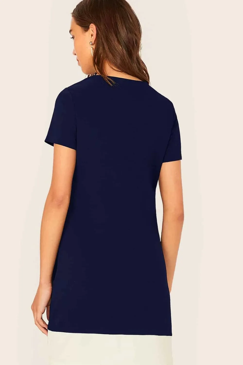 Navy Casual Dress