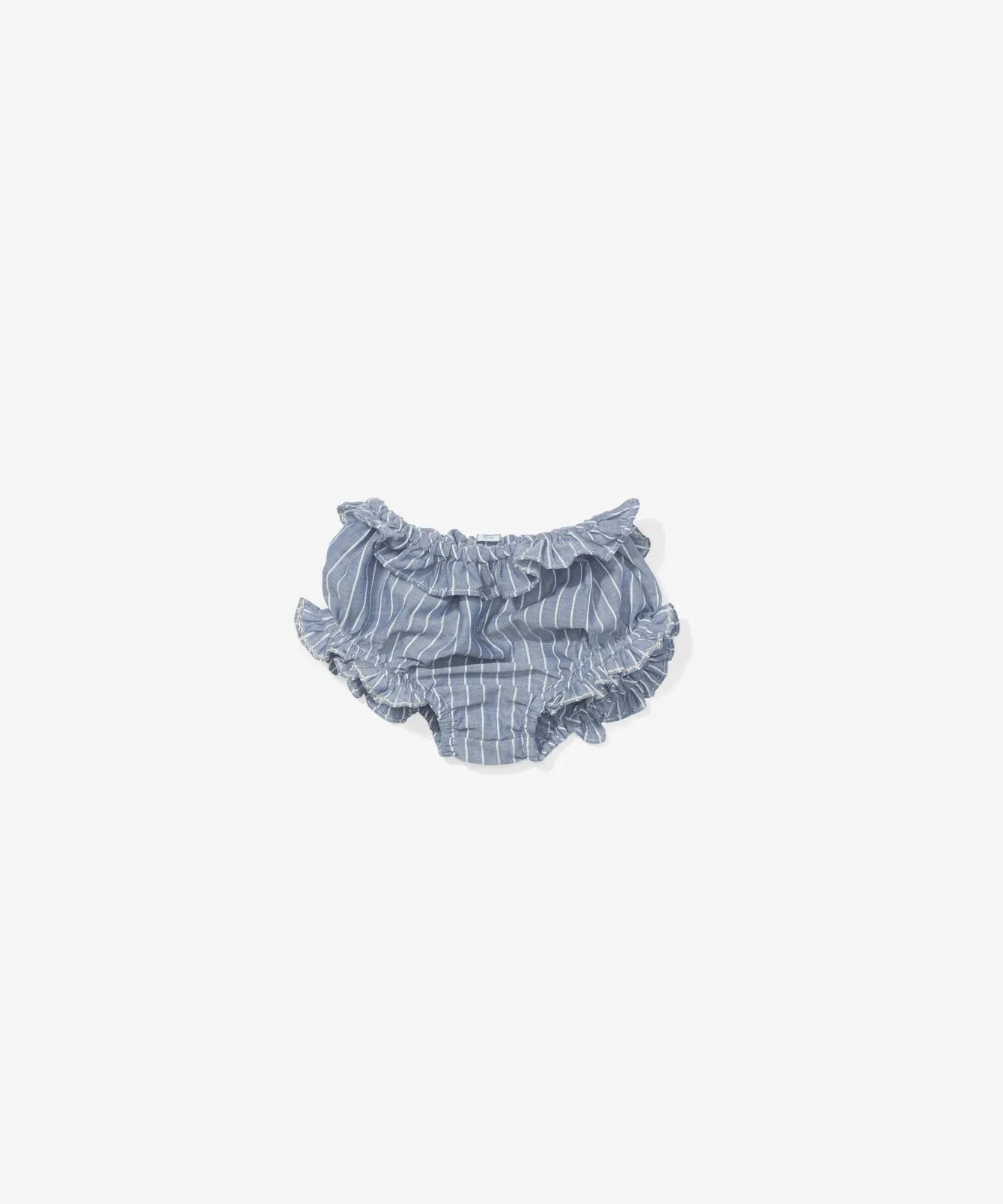 Nora Baby Dress, Chambray Stripe