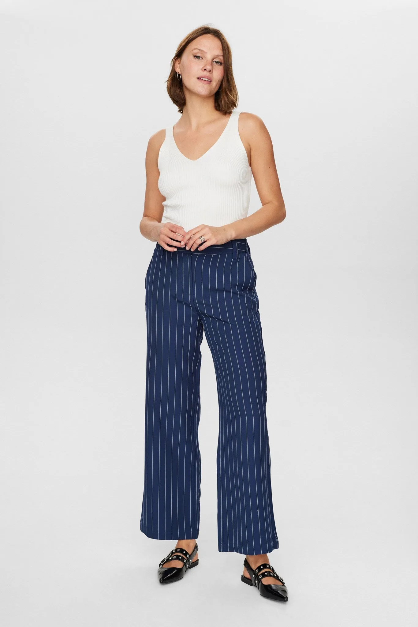 NUFELICIA PANTS - Dress Blues