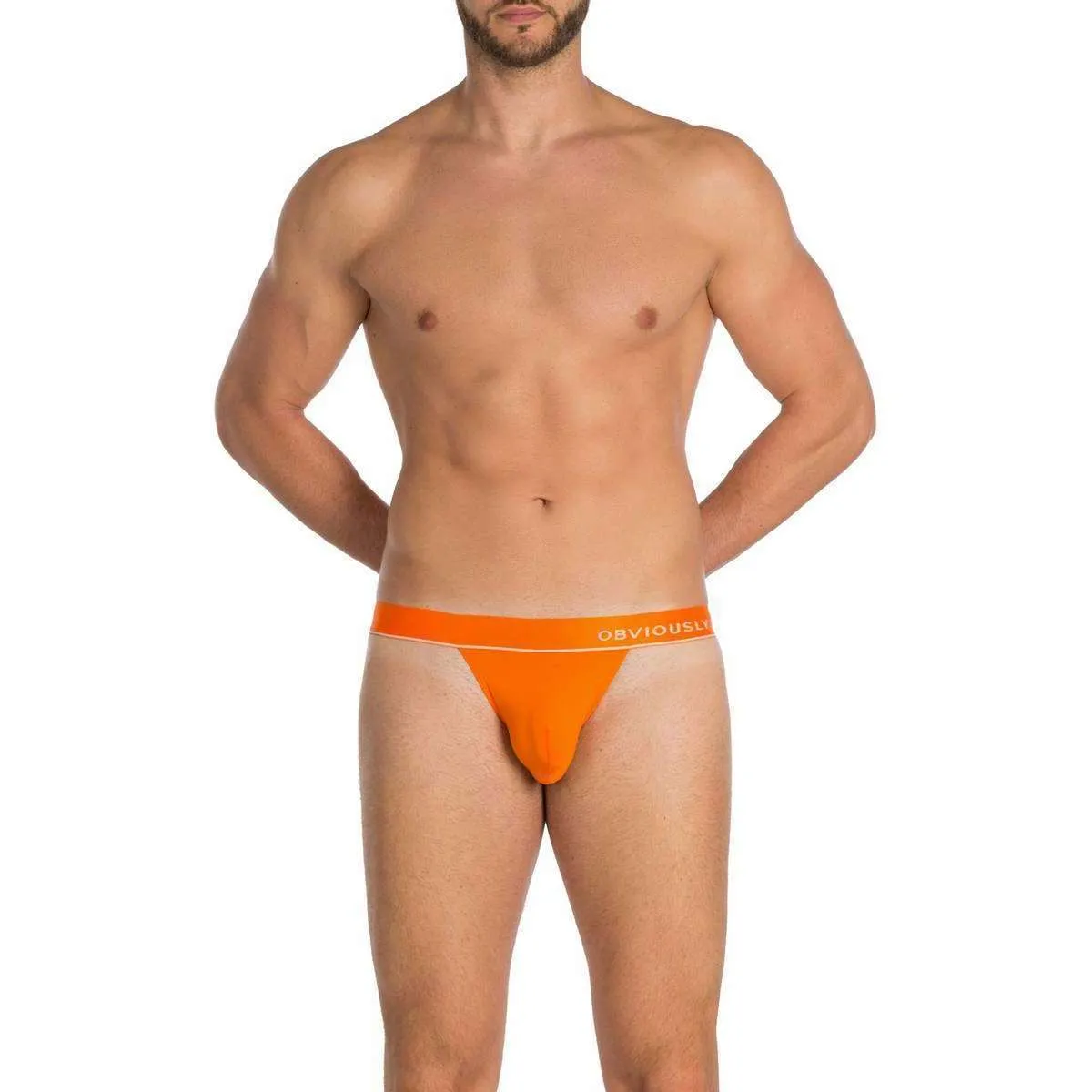 Obviously PrimeMan AnatoMAX Bikini Brief - Orange